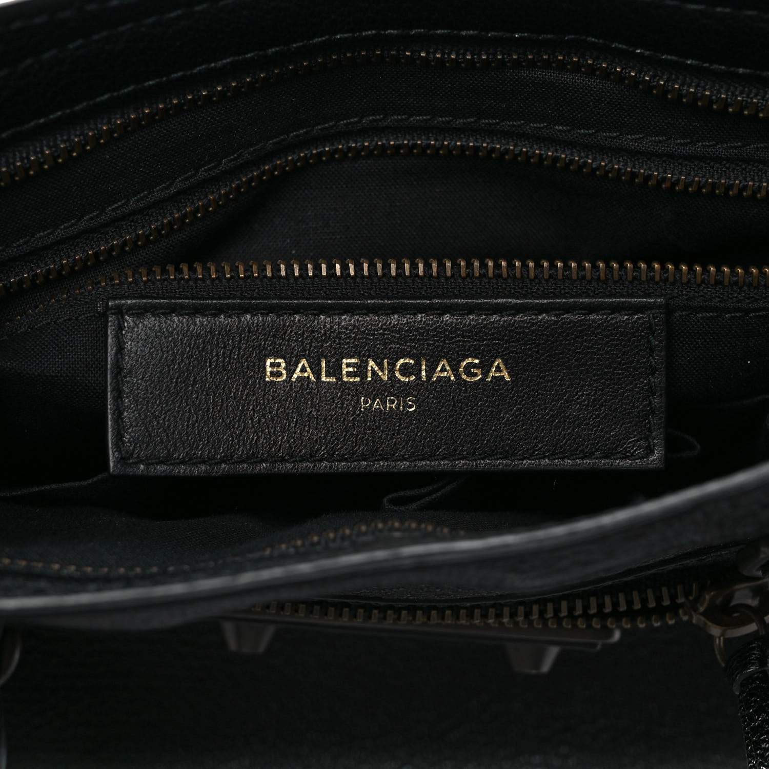 Balenciaga Chevre Classic Hardware Metallic Edge S City Black 5 of 8
