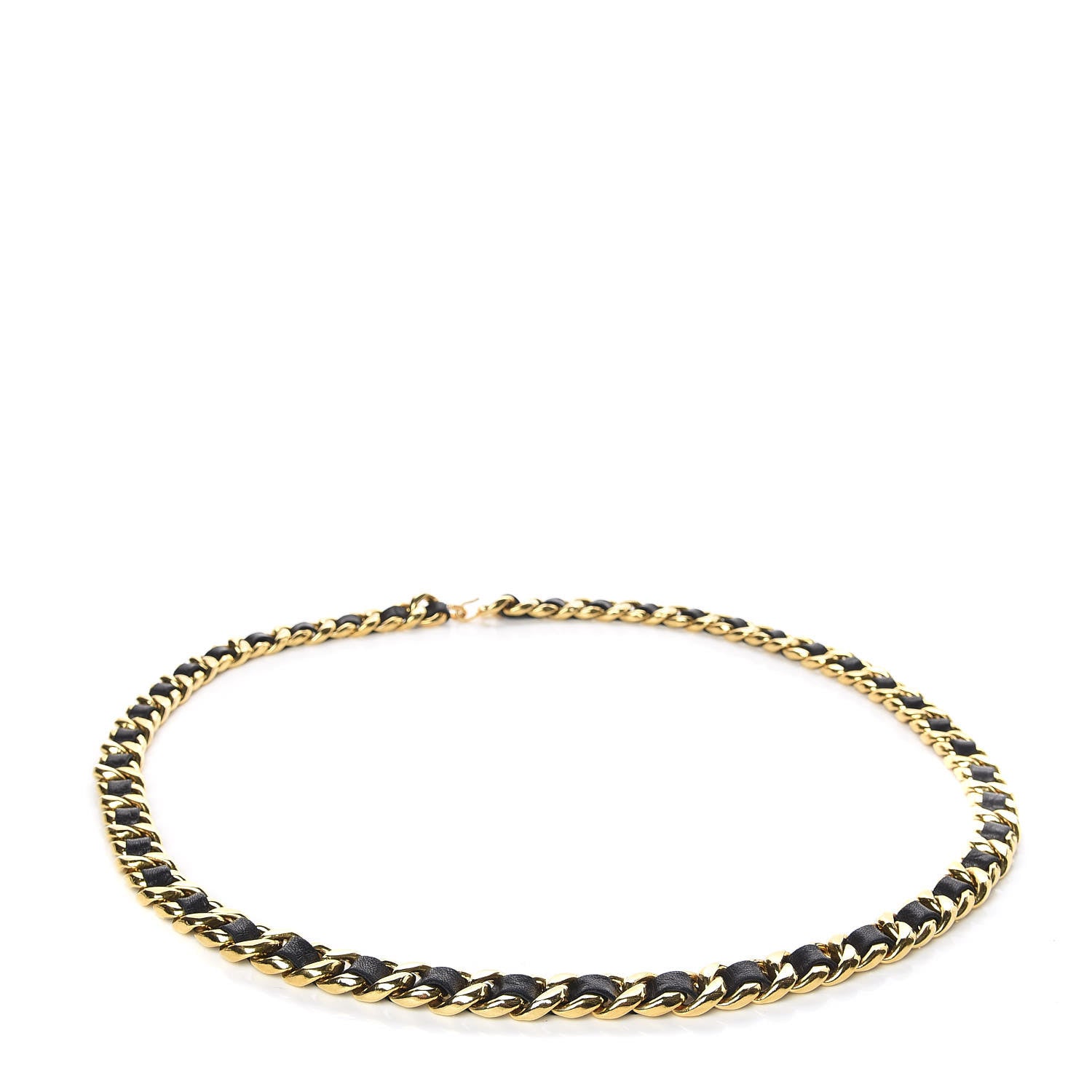 Chanel Lambskin Chain CC Belt Black Gold 1 of 5