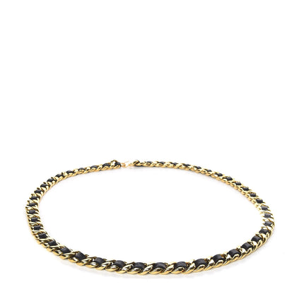Chanel Lambskin Chain CC Belt Black Gold 1 of 5