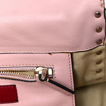 Valentino Garavani Vitello Small Rockstud Tote Pink 6 of 17