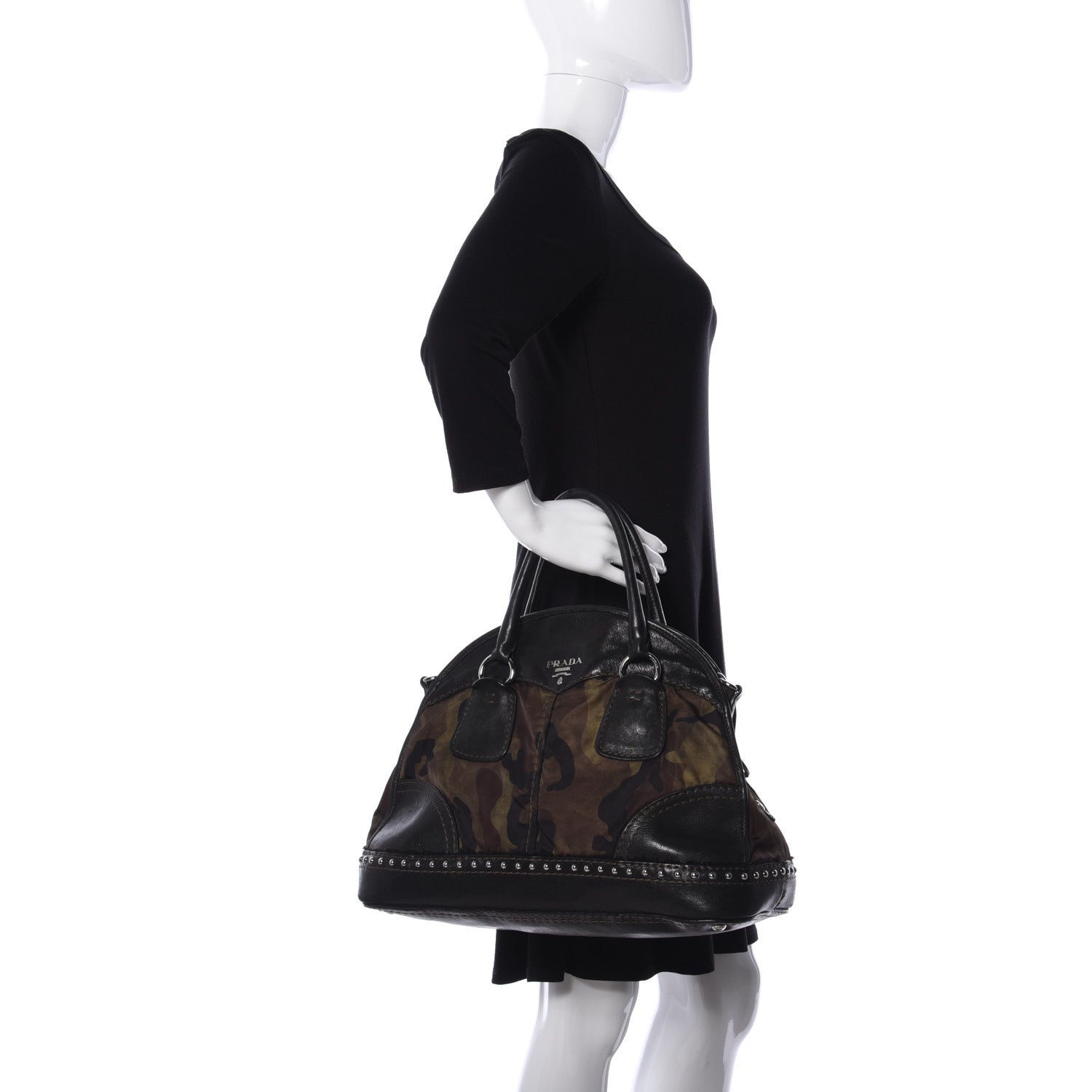 Prada Tessuto Camouflage Bowler Mimetico 3 of 10