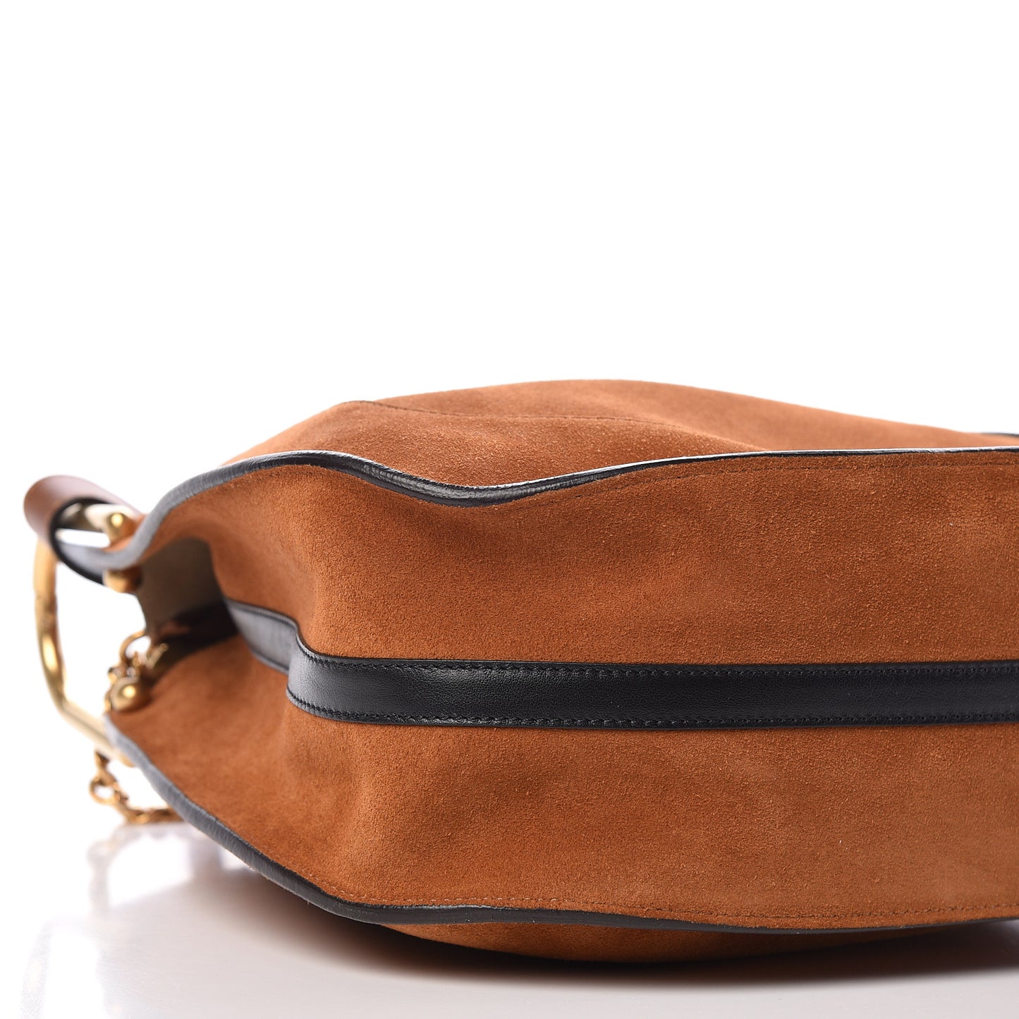 Suede Small Hayley Hobo Caramel