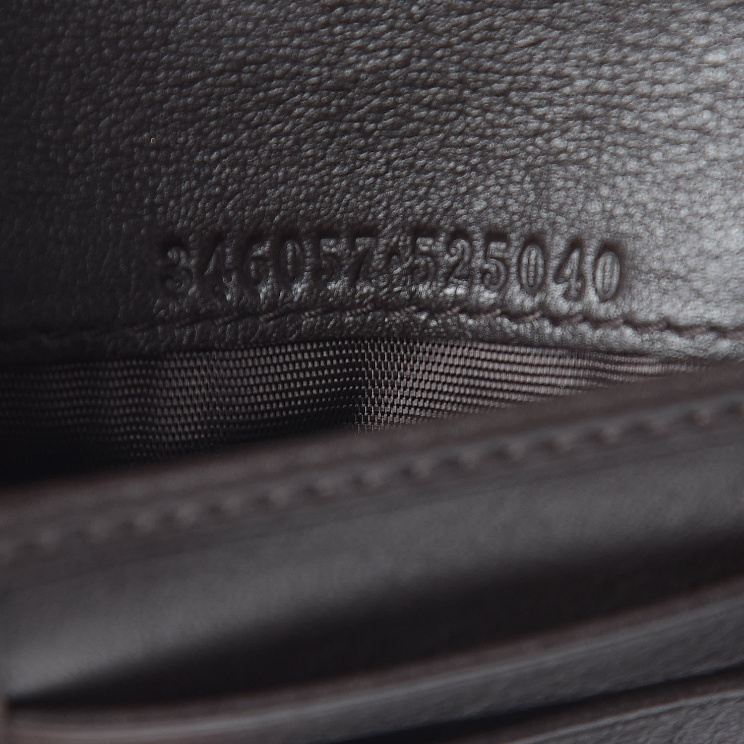 Gucci Guccissima Continental Flap Wallet Dark Brown 7 of 8