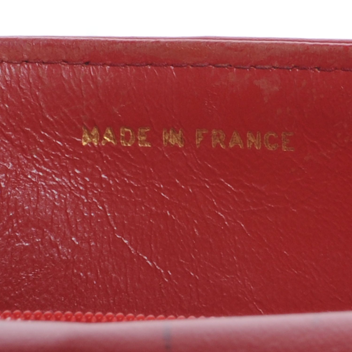 Chanel Lambskin Ribbon Stitched Flap Red 8 of 8