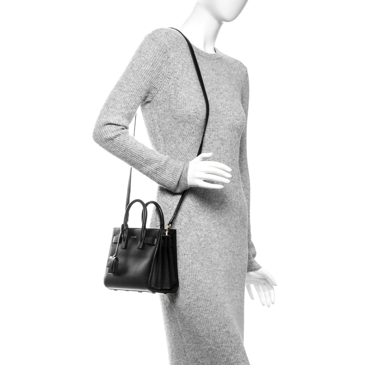 Calfskin Nano Sac de Jour Black