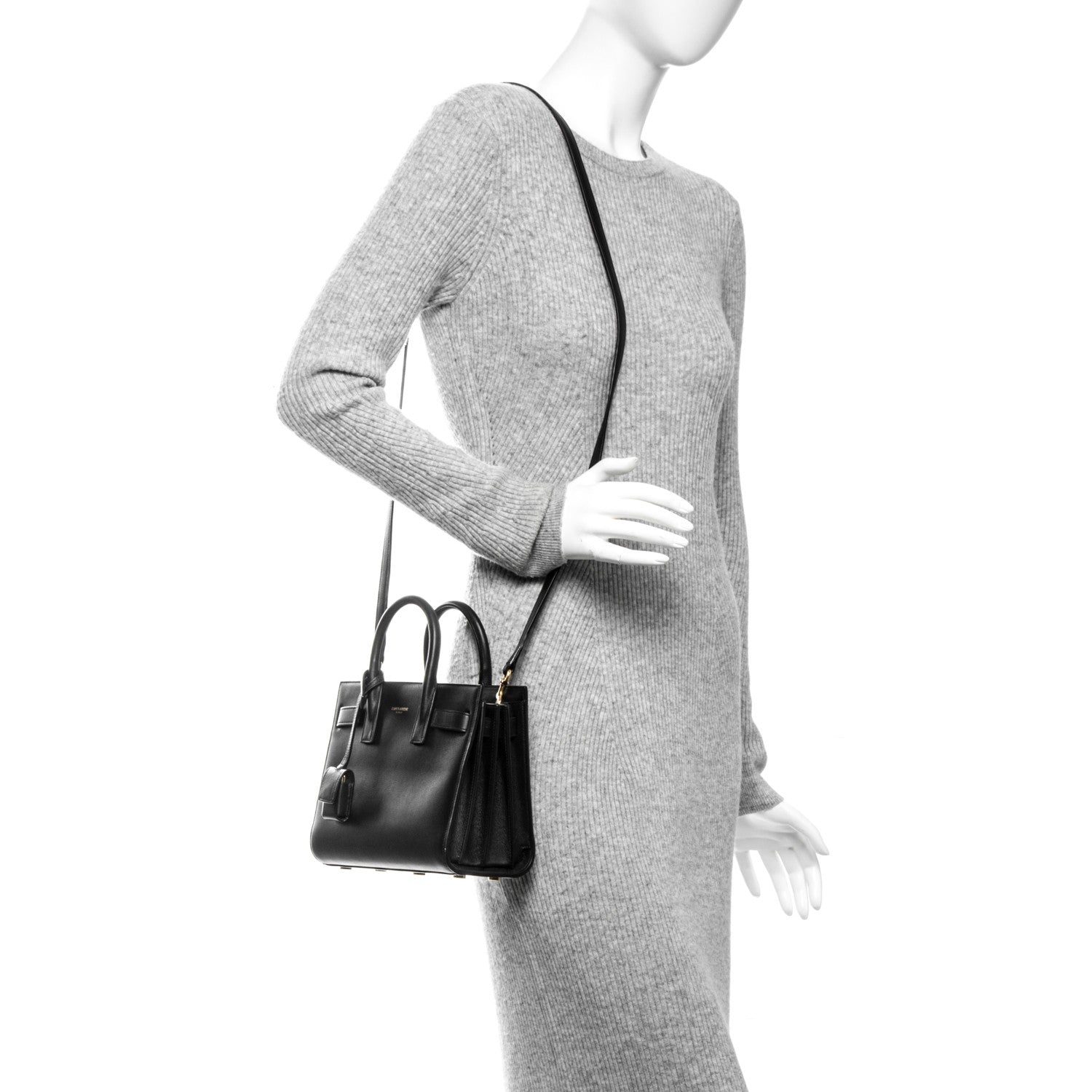 Saint Laurent Calfskin Nano Sac de Jour Black 2 of 5