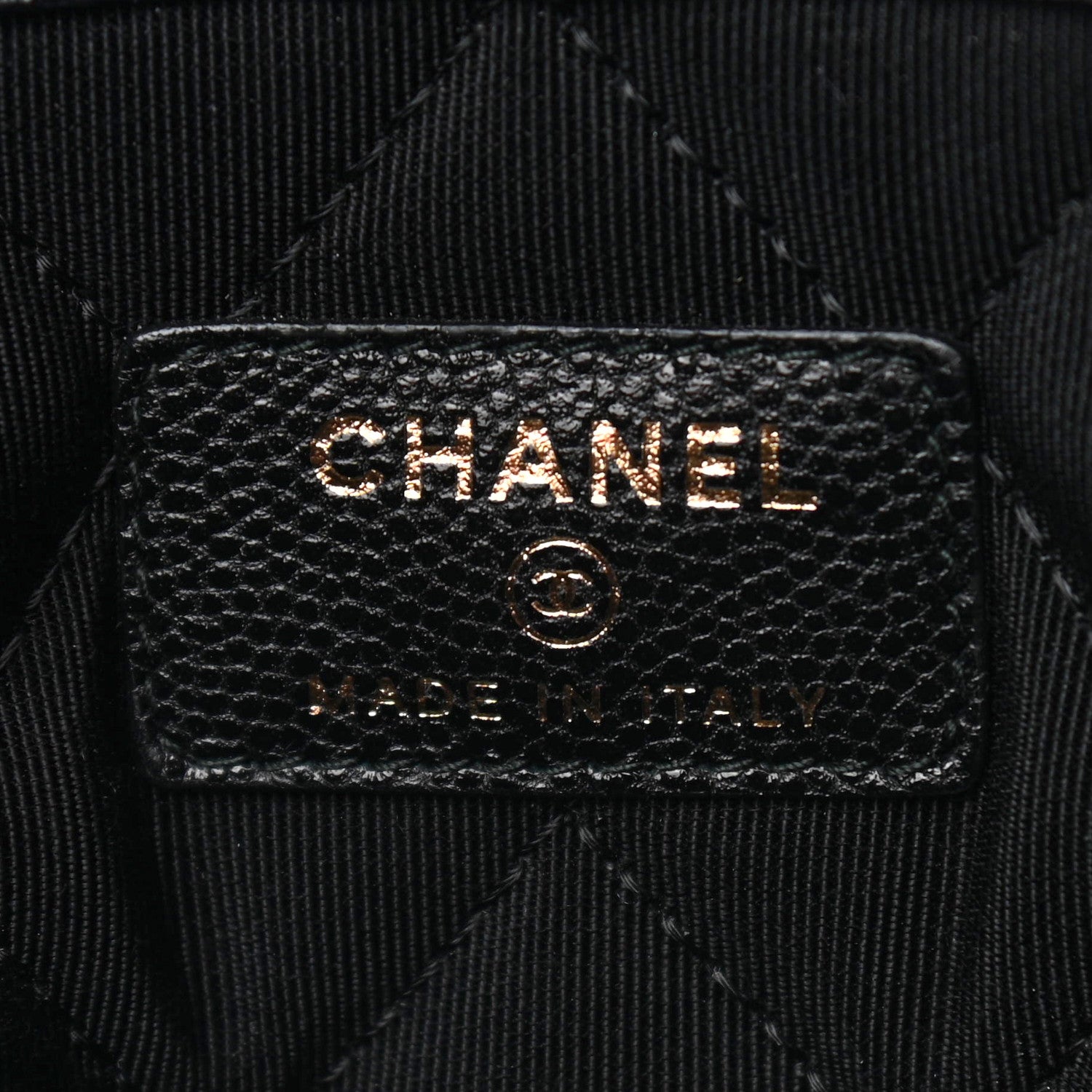 Chanel Caviar Quilted Large Golden Class Pouch Black 6 of 7