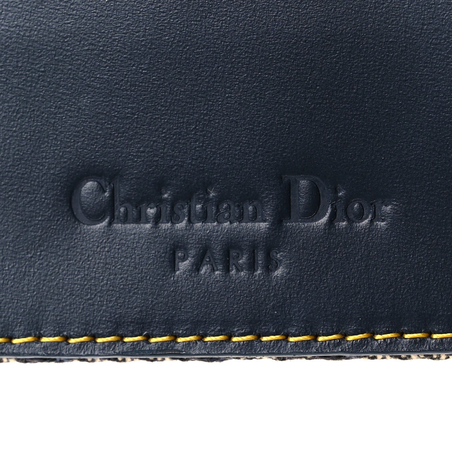 Christian Dior Monogram Saddle Large Zipped Wallet Blue 6 of 7