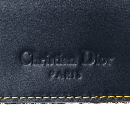 Christian Dior Monogram Saddle Large Zipped Wallet Blue 6 of 7