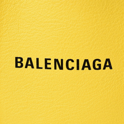 Balenciaga Smooth Calfskin Logo XXS Everyday Tote Jaune Soleil Black 8 of 9
