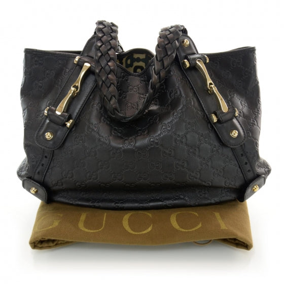 Gucci Guccissima Leather Pelham Black 3 of 7