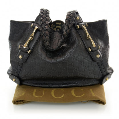 Gucci Guccissima Leather Pelham Black 3 of 7