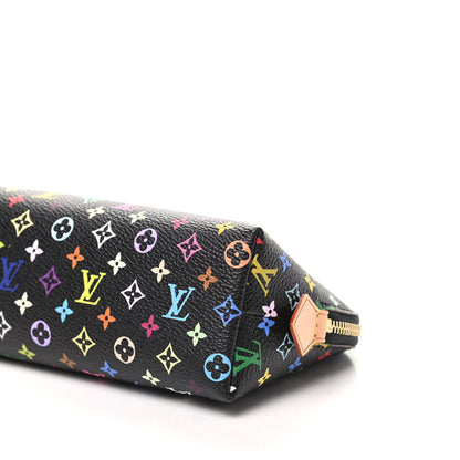 Louis Vuitton Monogram Multicolor Cosmetic Pouch Black Grenade 8 of 8