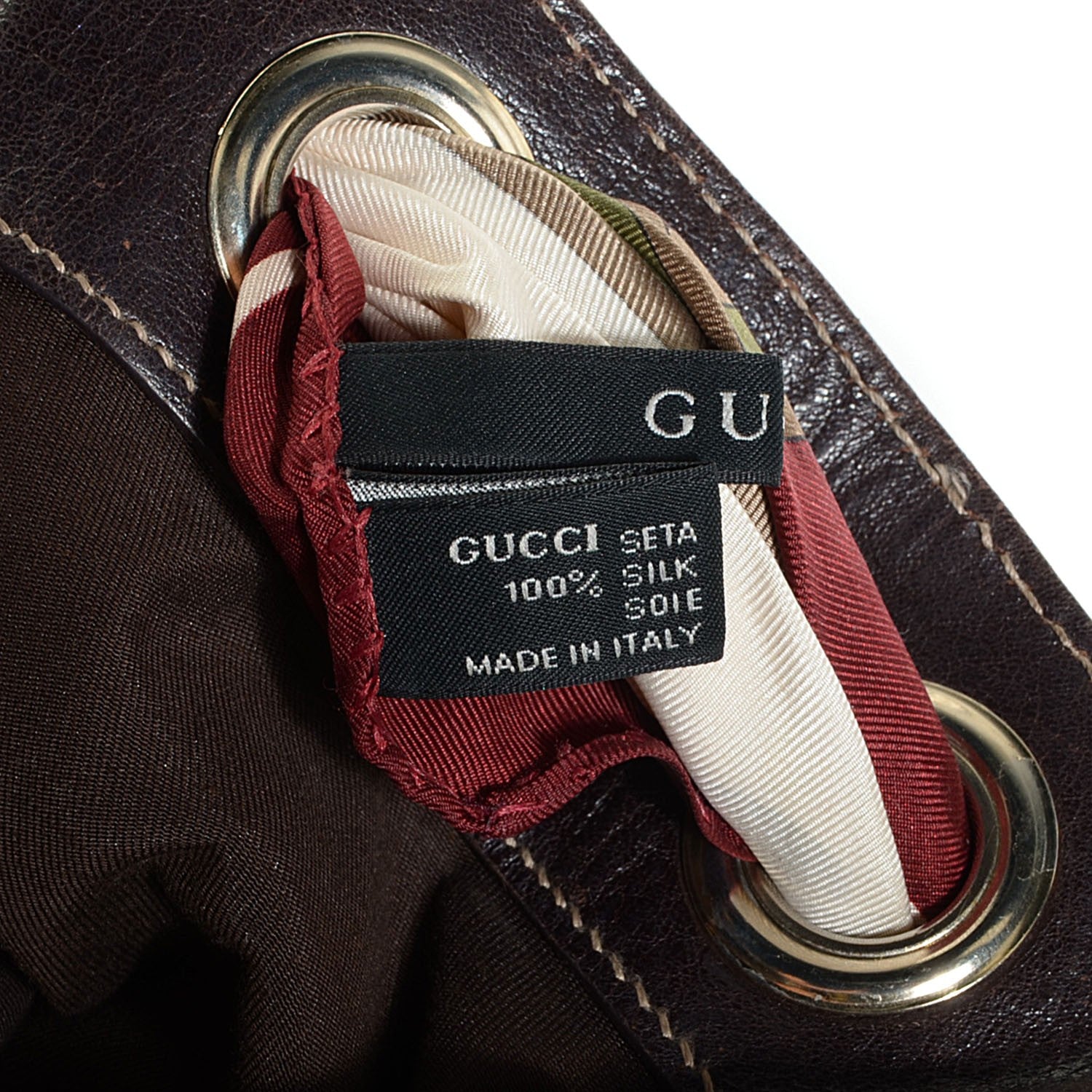 Gucci Monogram Large Positano Tote Brown 9 of 9