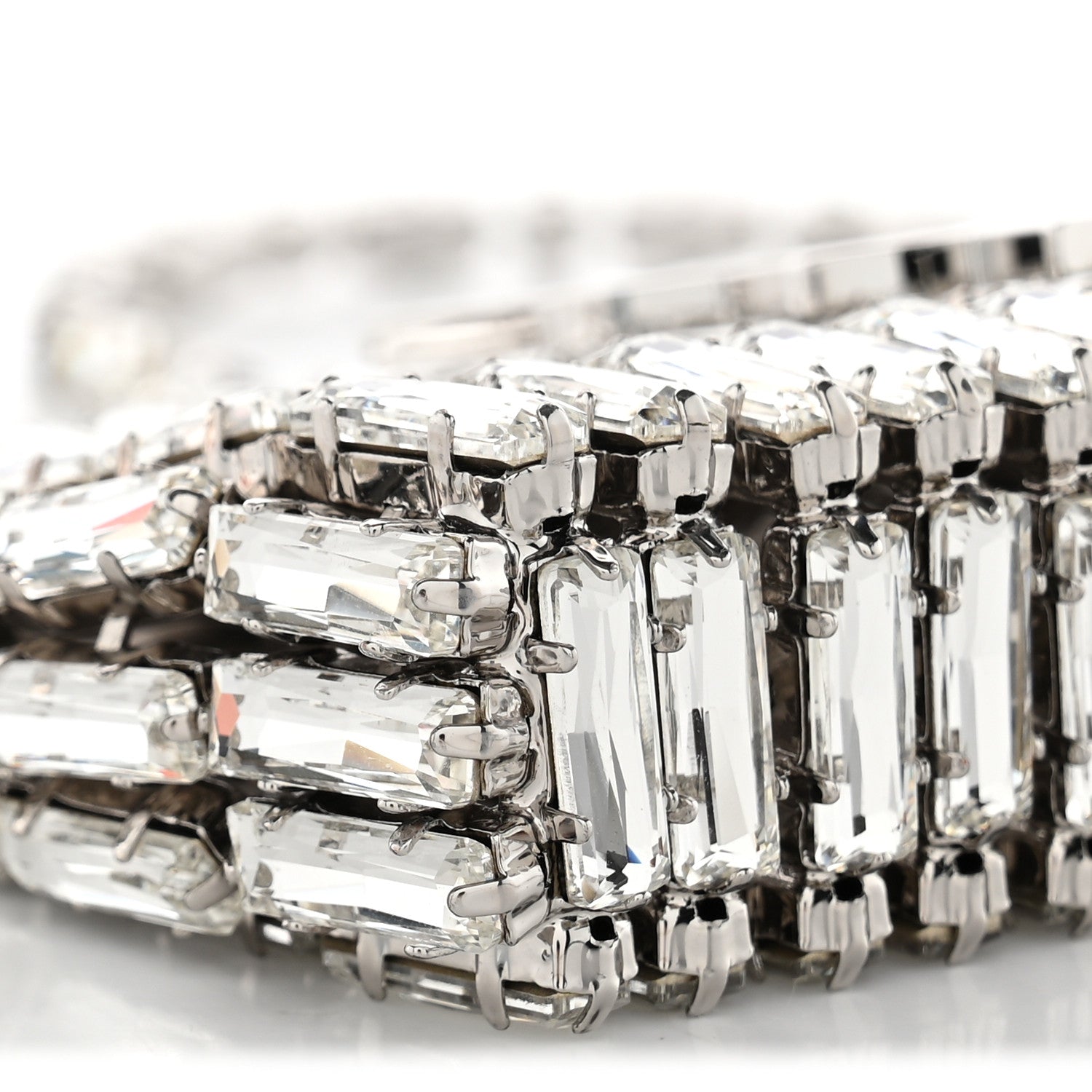Saint Laurent Crystal Micro Evening Bag Mirror 7 of 9