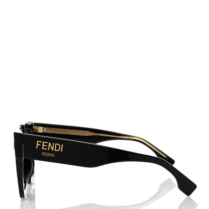 Fendi Acetate Fendi Roma Sunglasses FF 0457/G/S Black 3 of 8