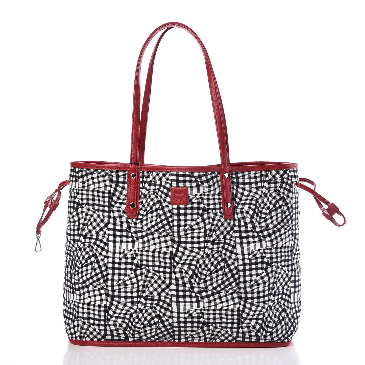 Visetos Medium Liz Reversible Shopper Tote Ruby Red