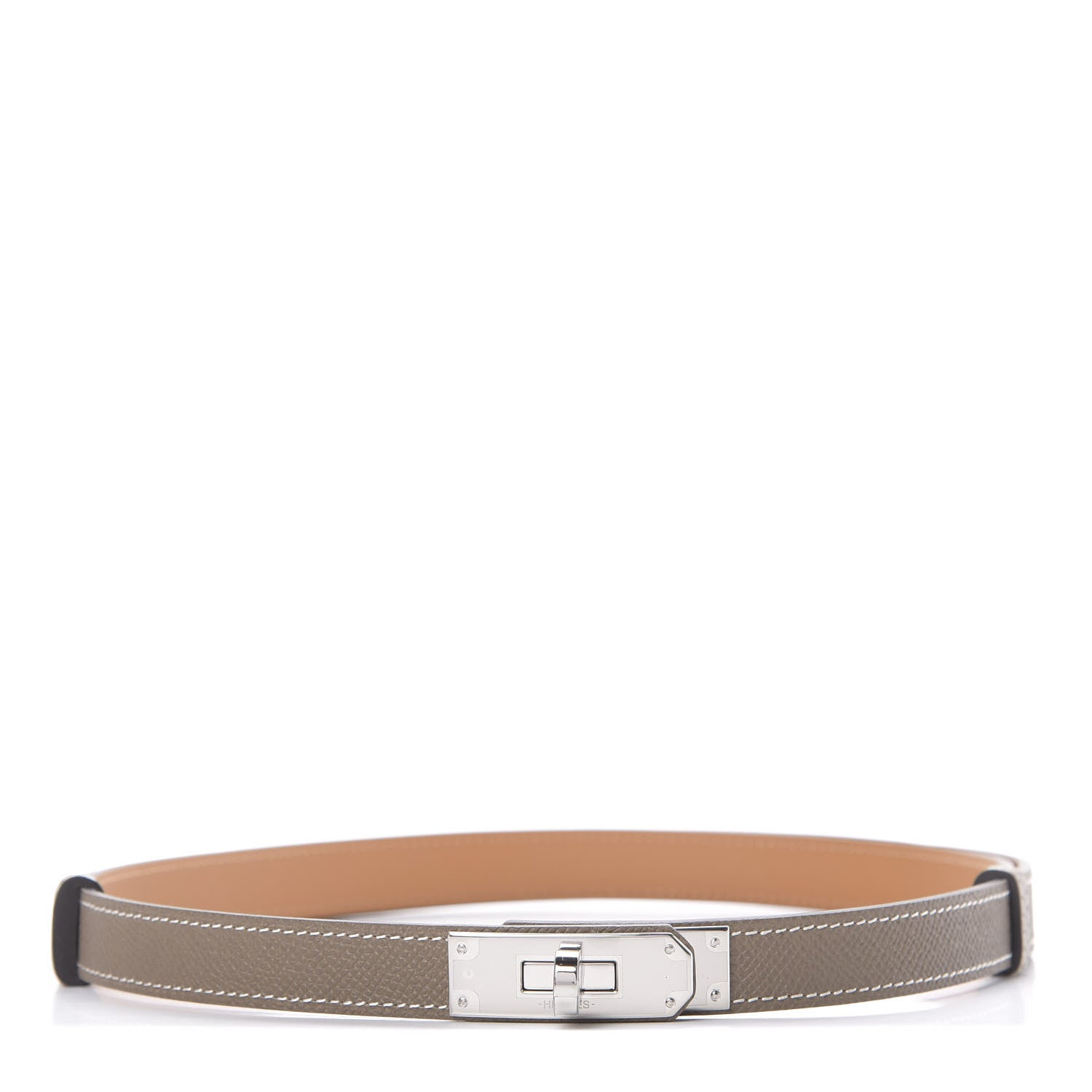 Hermes Epsom Kelly Belt Etoupe 1 of 4