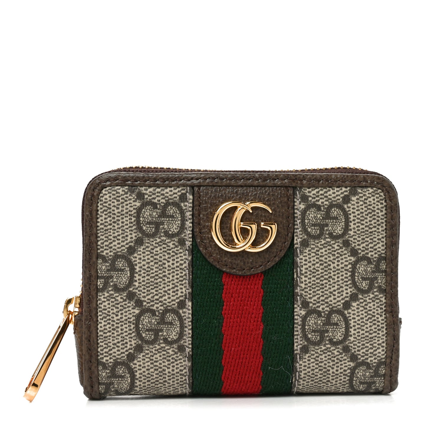 GG Supreme Monogram Web Ophidia Playing Card Case Beige New Acero