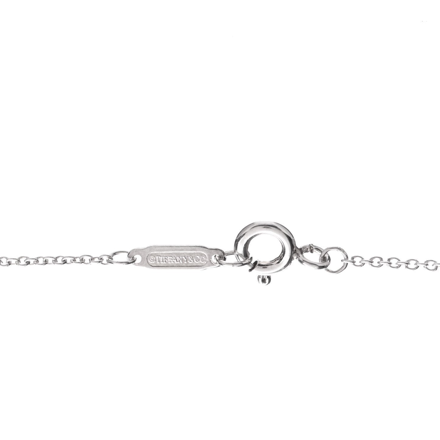 Sterling Silver Enamel Beaded Heart Key Pendant Necklace Blue