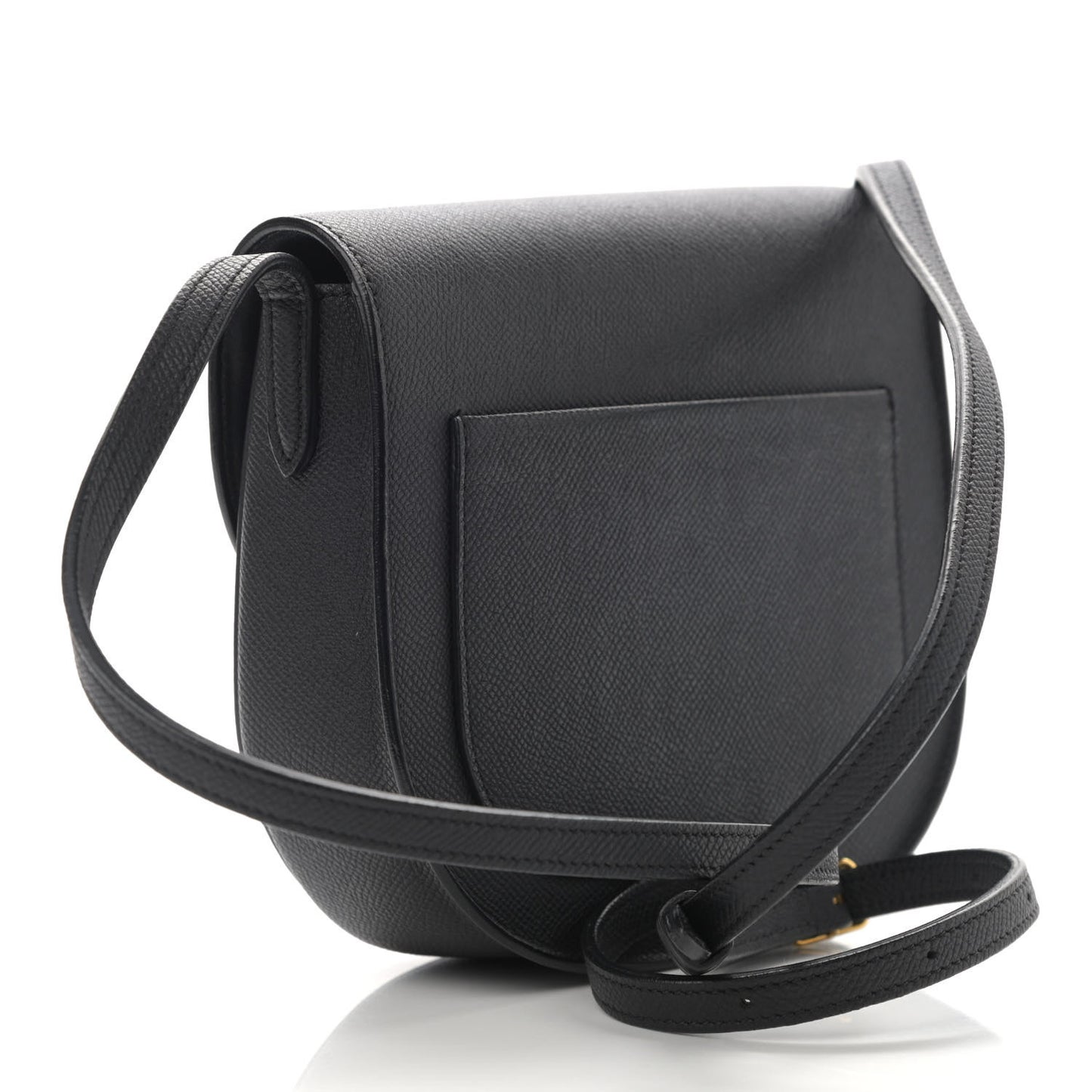 Grained Calfskin Small Trotteur Black
