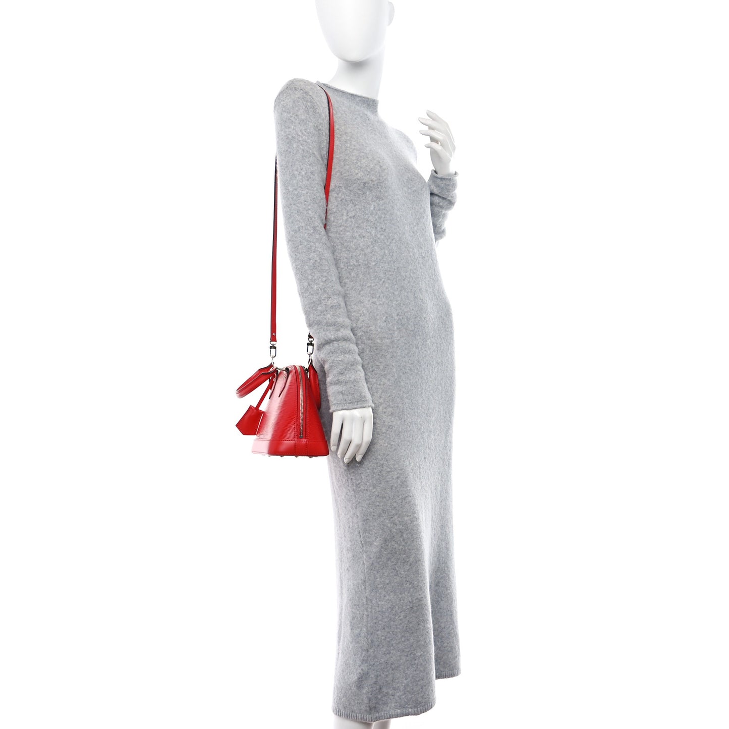 LOUIS VUITTON Epi Alma BB Coquelicot