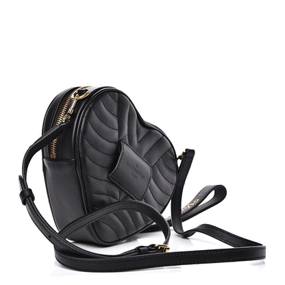 Louis Vuitton Calfskin New Wave Heart Bag Black 3 of 12