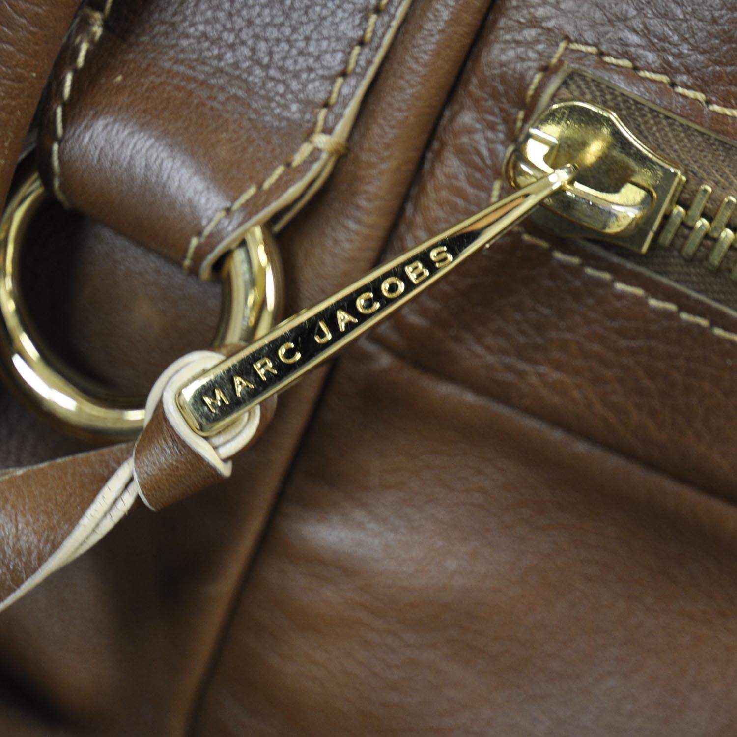 Marc Jacobs Leather Satchel Sesame Brown 9 of 9