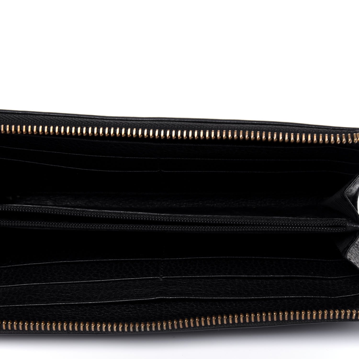 Gucci Guccissima Donna Long Wallet Black 5 of 17