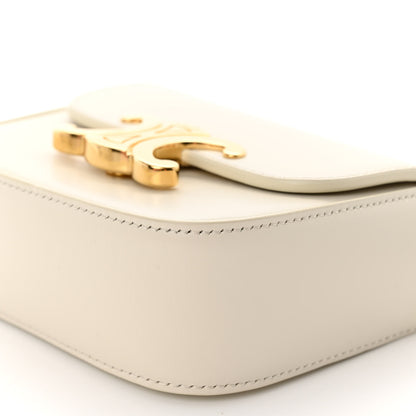 Celine Shiny Calfskin Mini Triomphe Rice 9 of 10