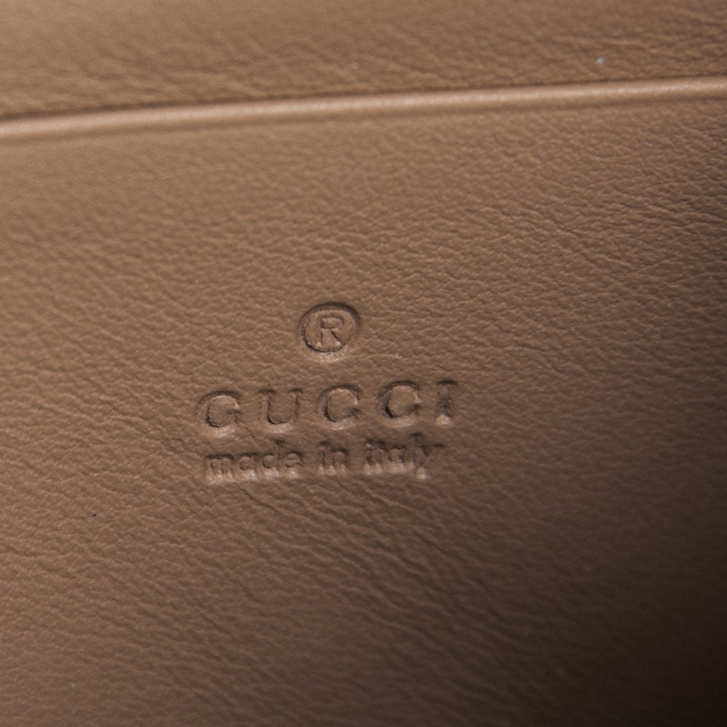GG Supreme Monogram Mini Dionysus Chain Wallet Beige Taupe