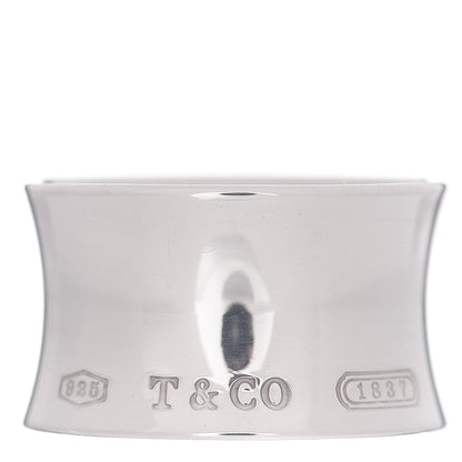 Tiffany Sterling Silver 1837 Wide Ring 52 6 1 of 4