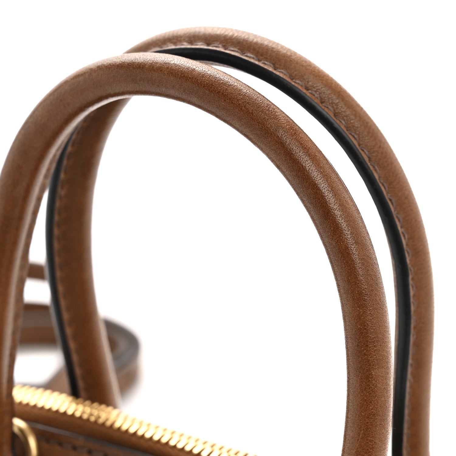 Miu Miu Nappa Mini Aventure Bag Oak 11 of 11