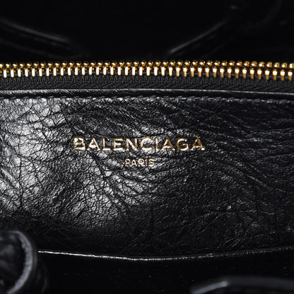 Balenciaga Agneau S Blanket Square Tote Black 6 of 8