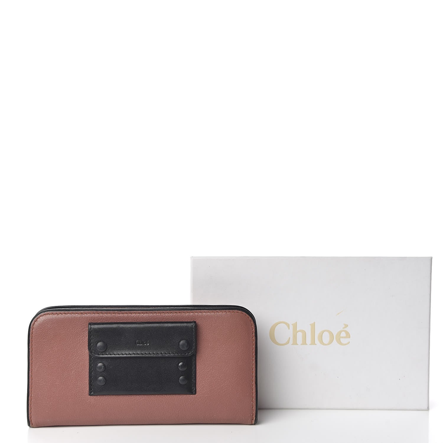 Chloe Grained Calfskin Portefeuille Wallet Romantic Mauve 25 of 25
