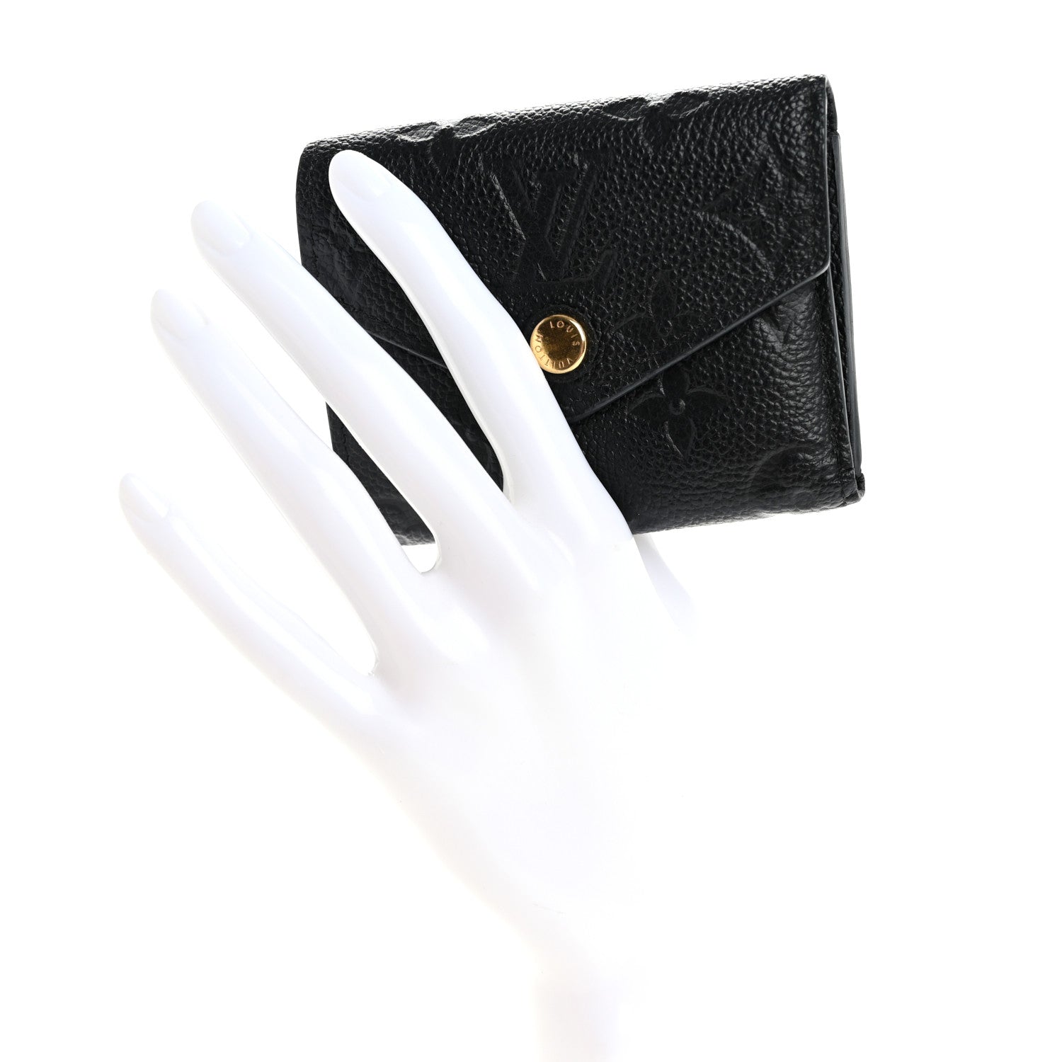 Louis Vuitton Empreinte Zoe Wallet Black 2 of 10