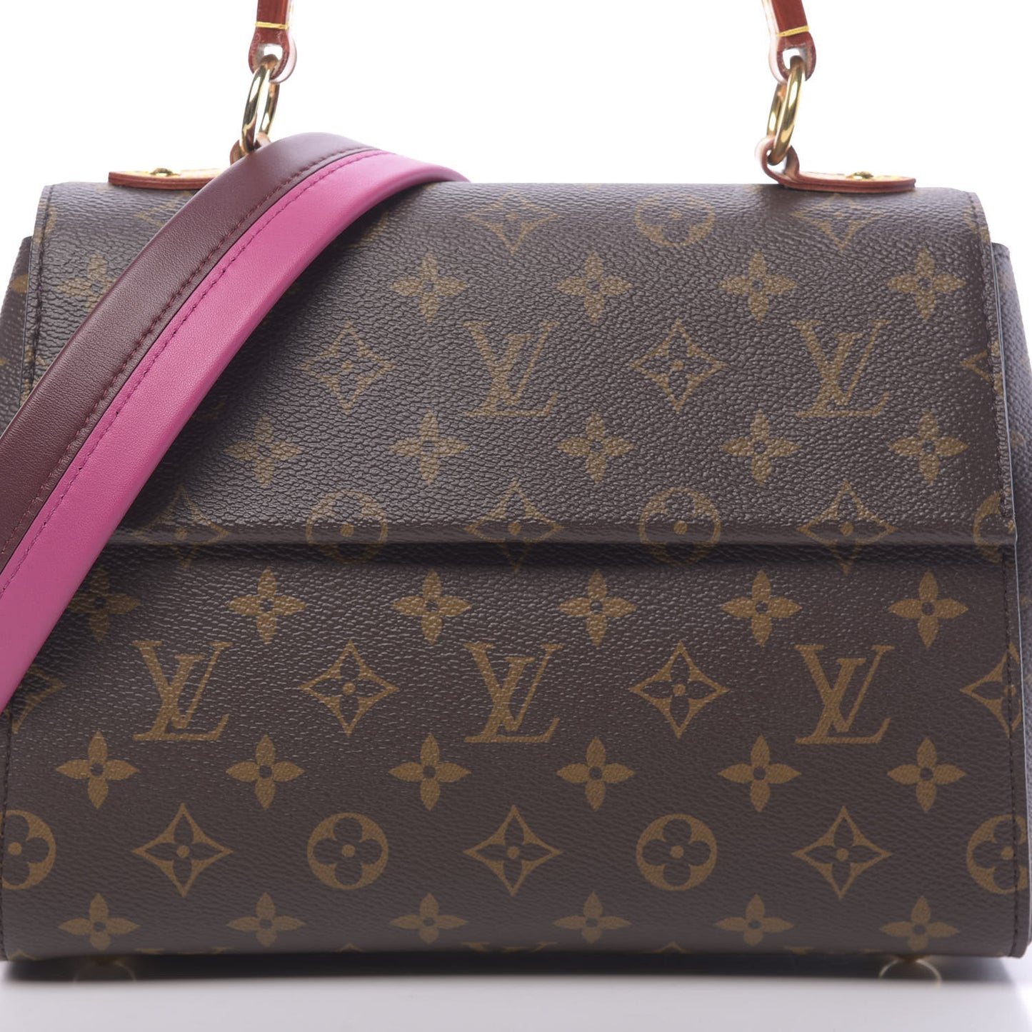 Monogram Cluny BB Bordeaux Fuchsia