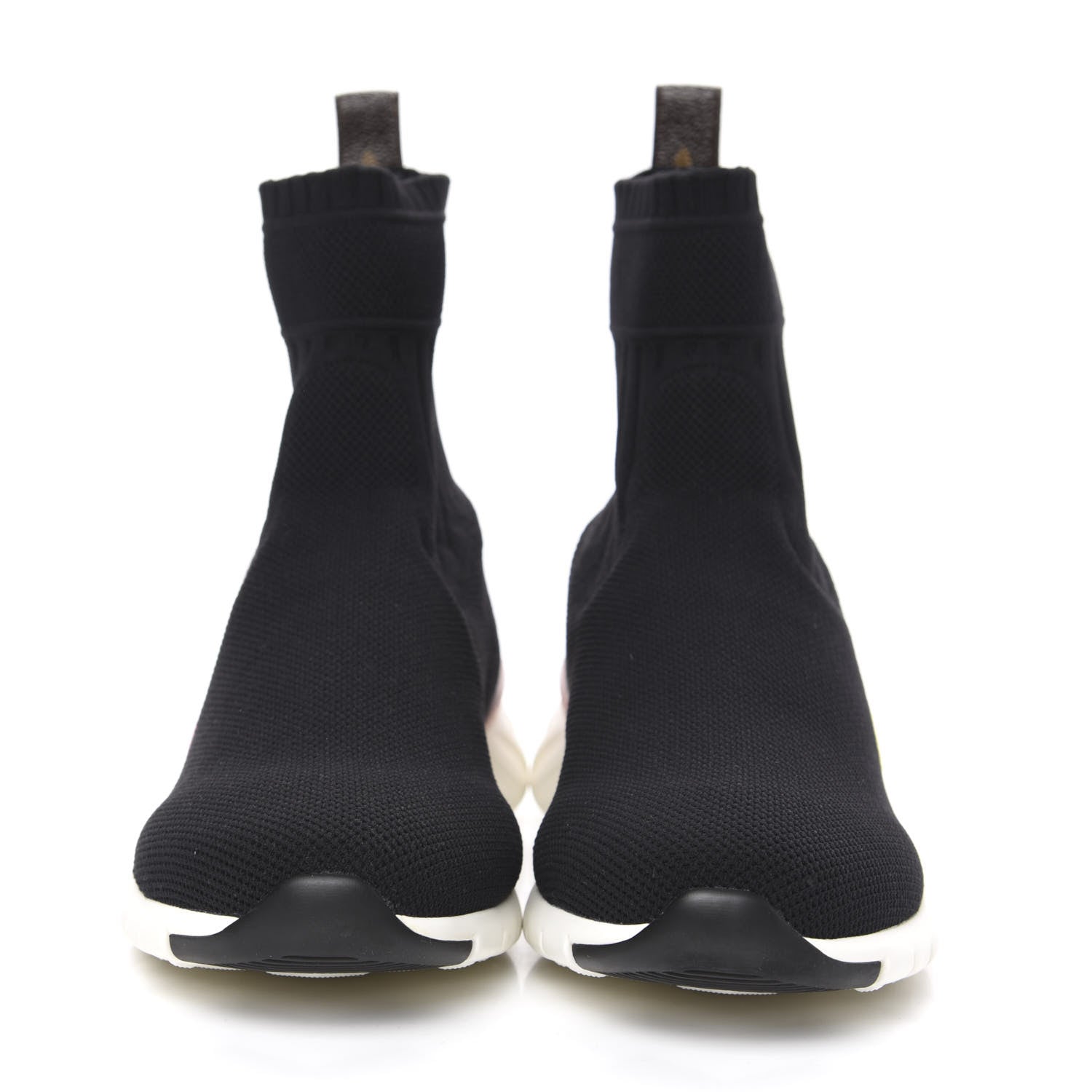 Louis Vuitton Stretch Fabric Aftergame Sneaker Boots 38.5 Black 2 of 8