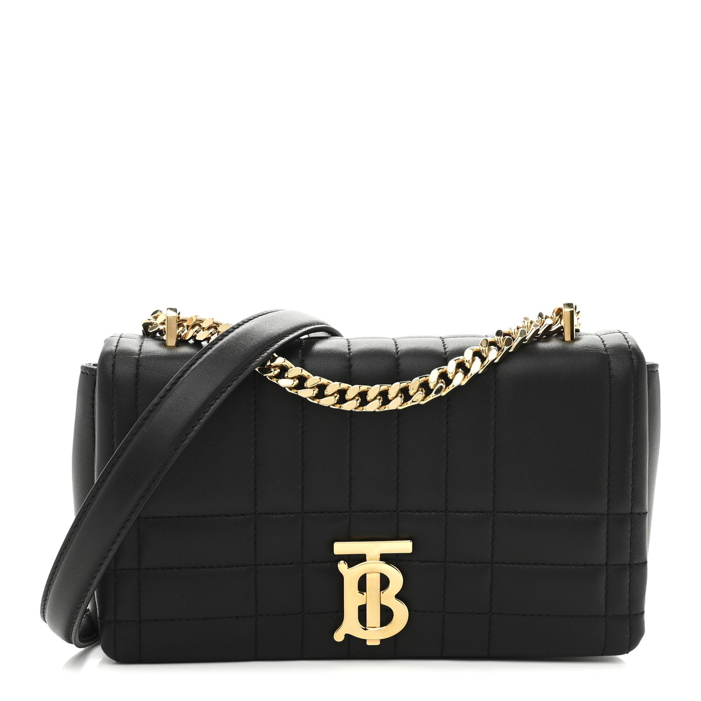 Lambskin Quilted Small Lola Bag Black