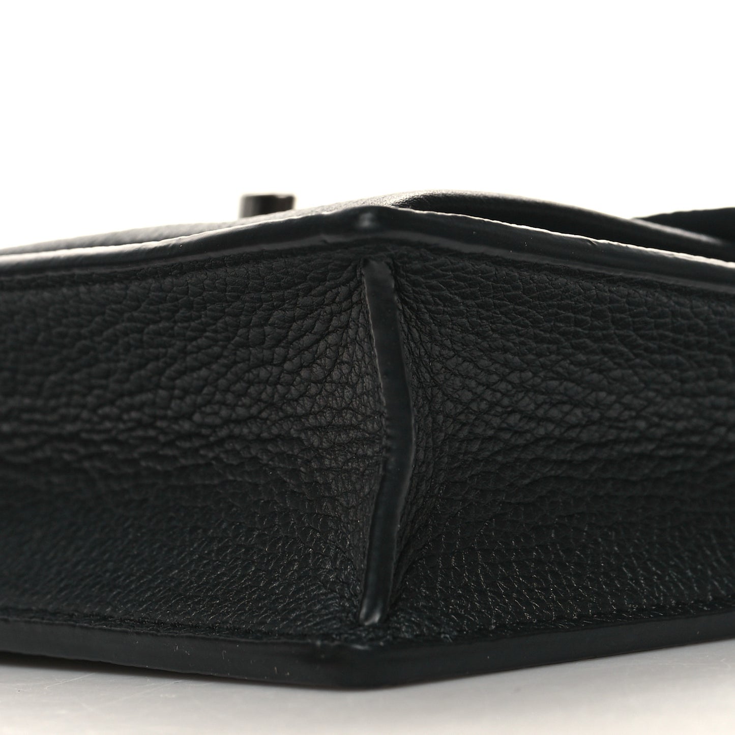 Soft Calfskin My Lockme Chain Pochette Black