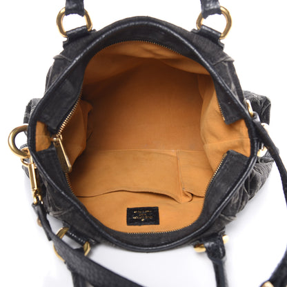 Louis Vuitton Denim Neo Cabby MM Black 5 of 17