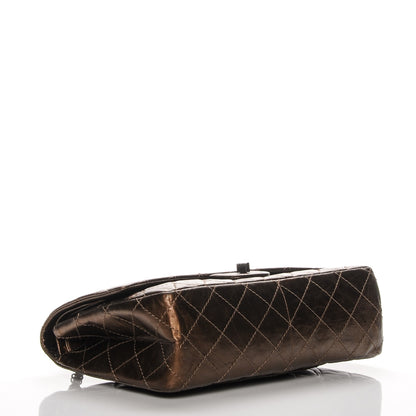 Chanel Metallic Aged Calfskin Quilted 2.55 Reissue 226 Flap Dark Gold 4 of 7