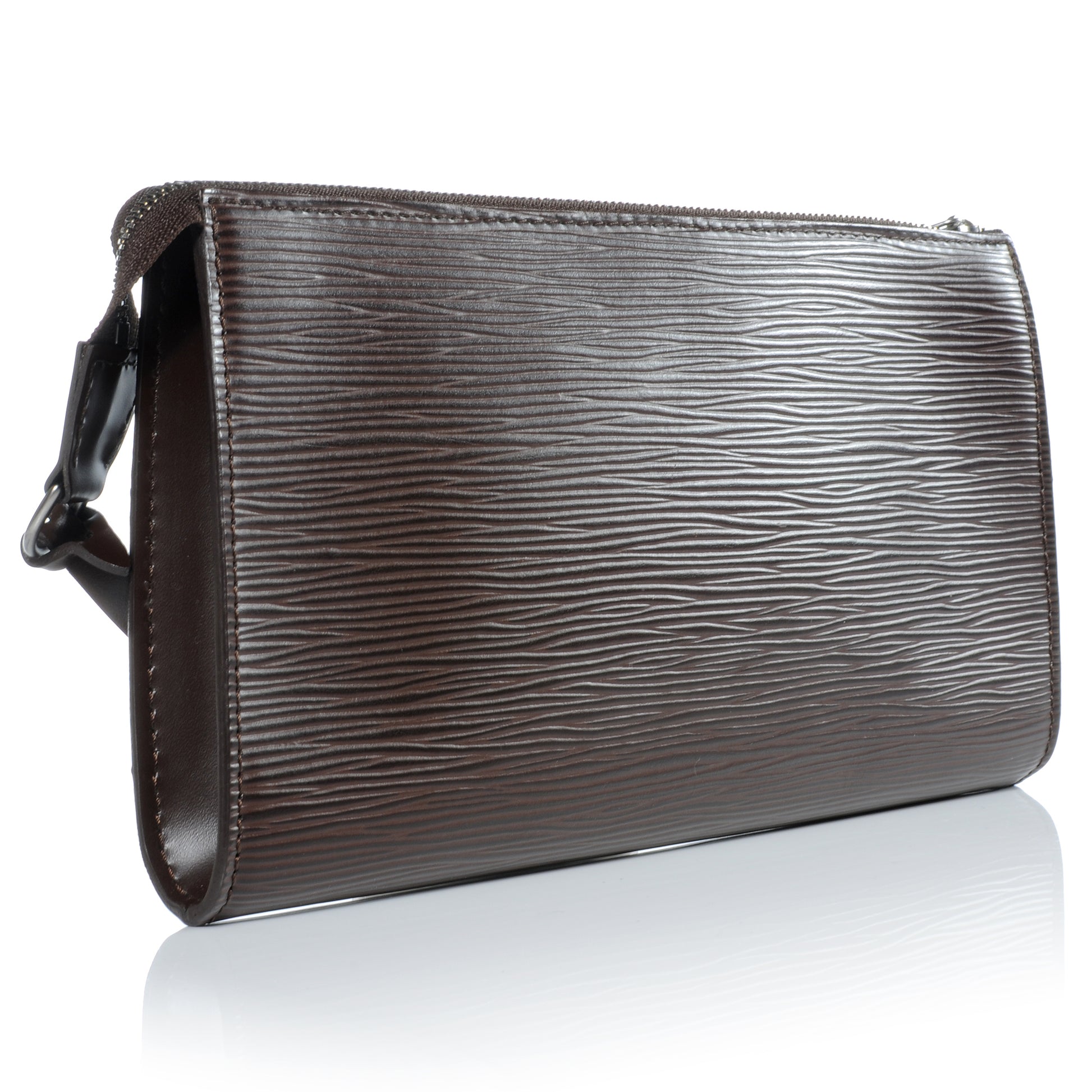 Louis Vuitton Epi Pochette Accessories 24 Moka 3 of 7