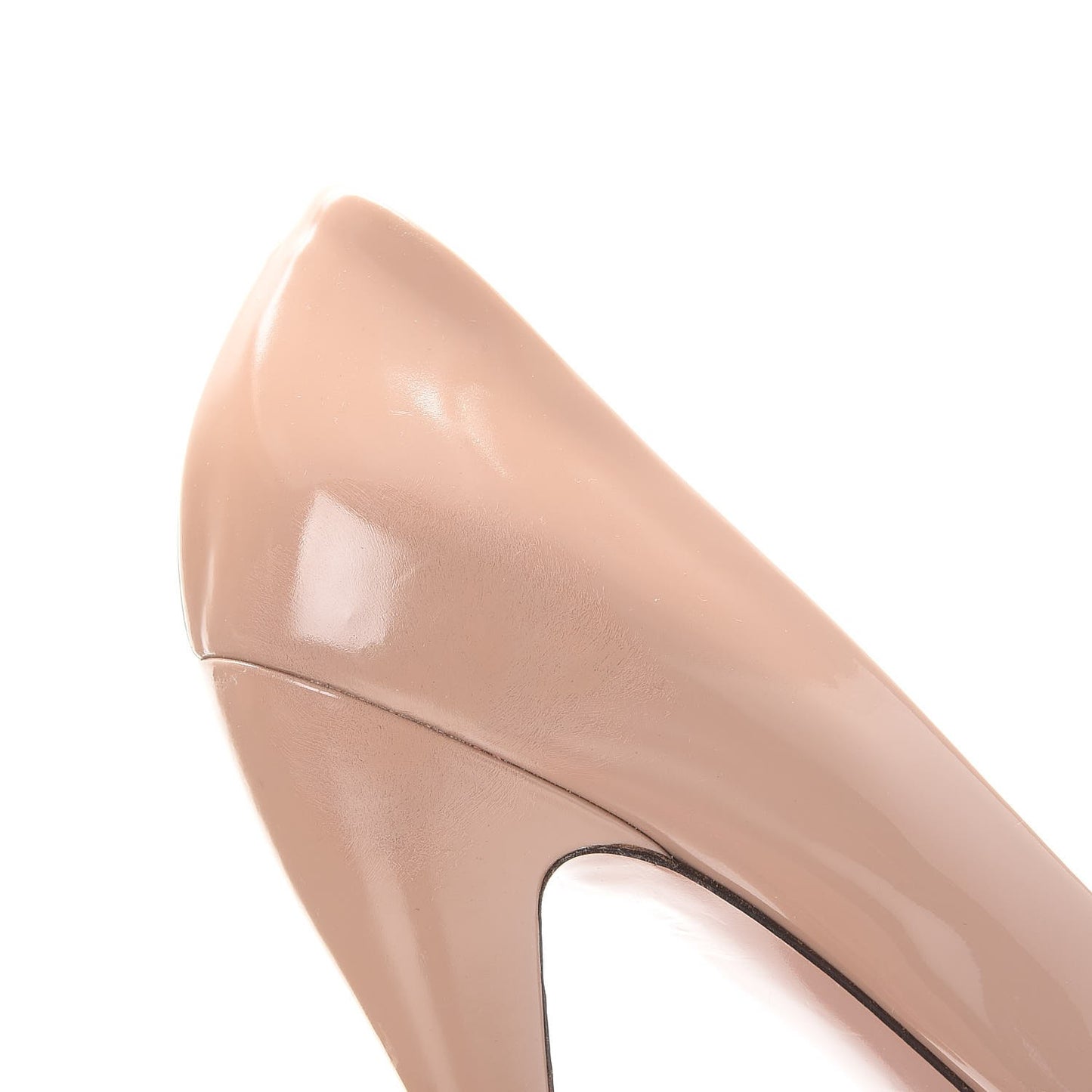 Vernice Lisbeth Platform Pumps 42 Nude