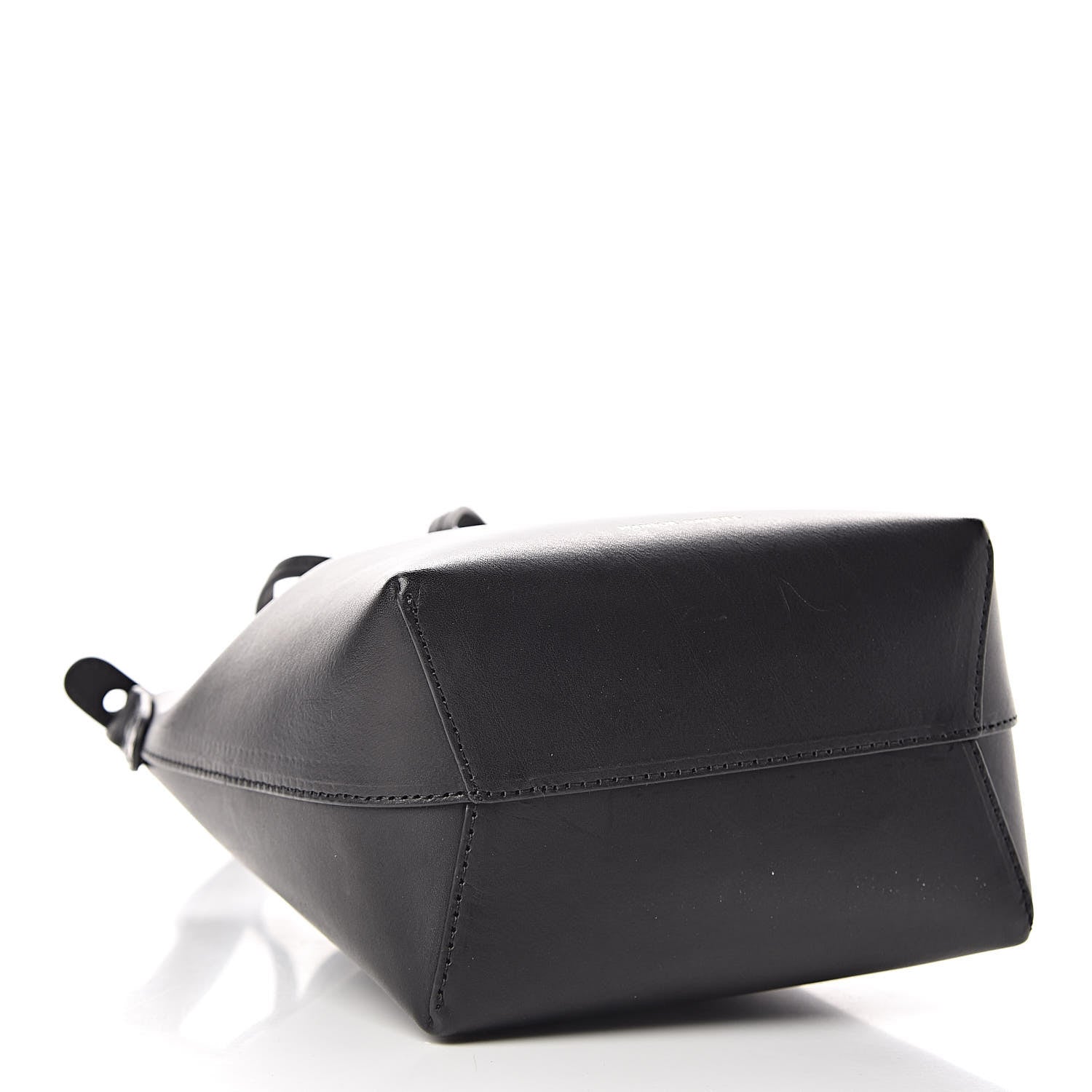 Mansur Gavriel Calfskin Mini Mini Bucket Bag Black Flamma 4 of 9
