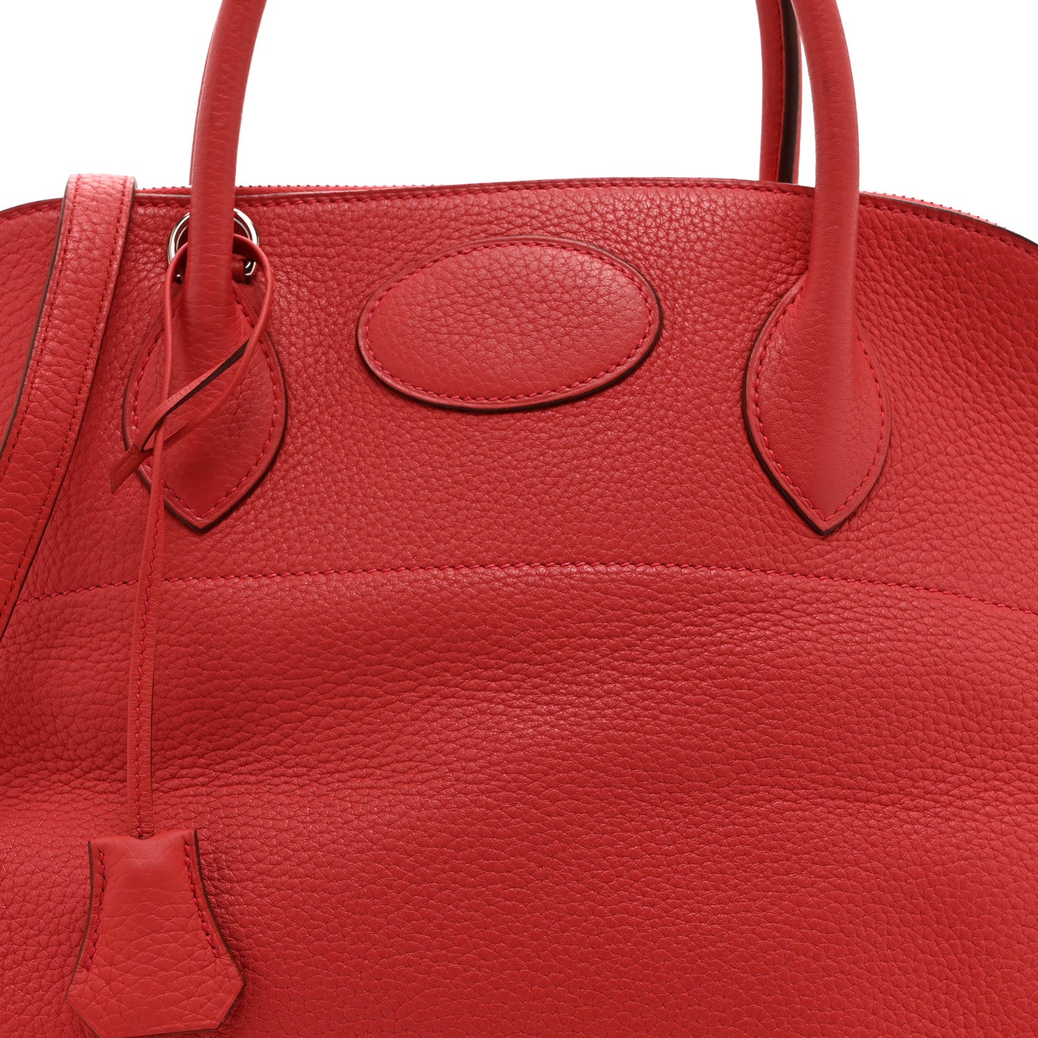 Hermes Taurillon Clemence Bolide 35 Rouge Casaque 8 of 10