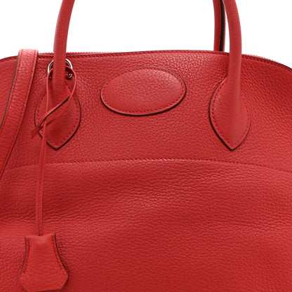 Hermes Taurillon Clemence Bolide 35 Rouge Casaque 8 of 10