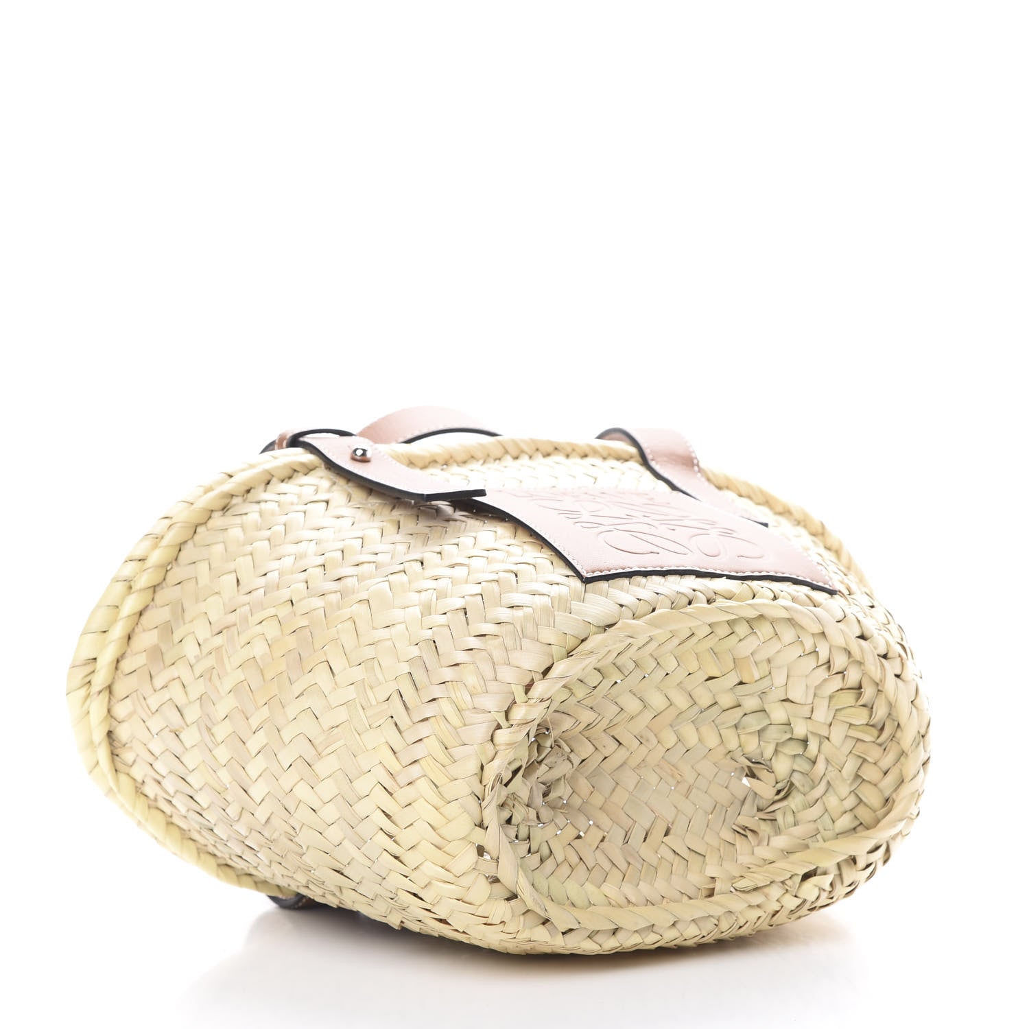 Loewe Raffia Small Basket Tote Bag Natural Tan 3 of 9