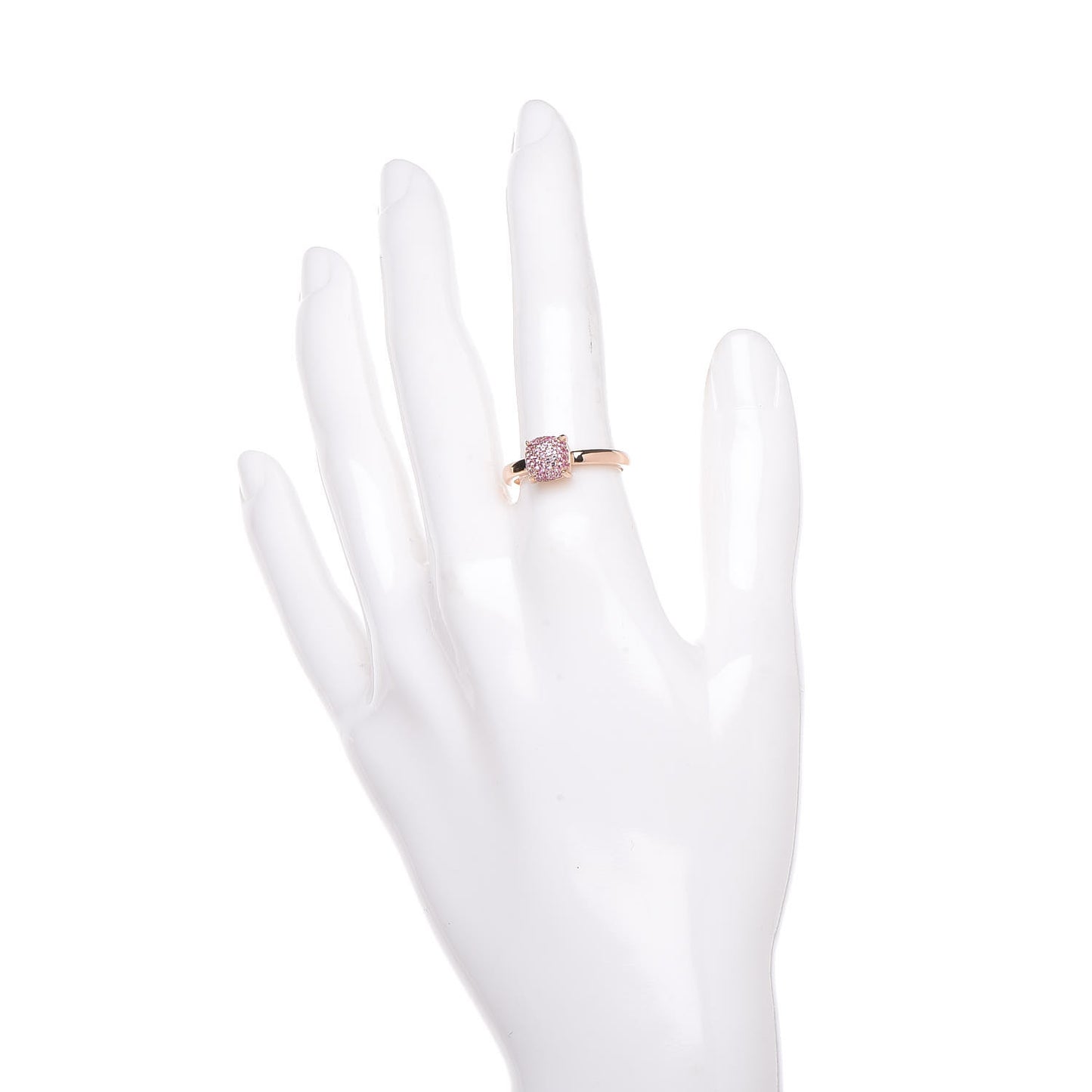 18K Rose Gold Pink Sapphire 7mm Paloma Picasso Sugar Stacks Ring 54 7