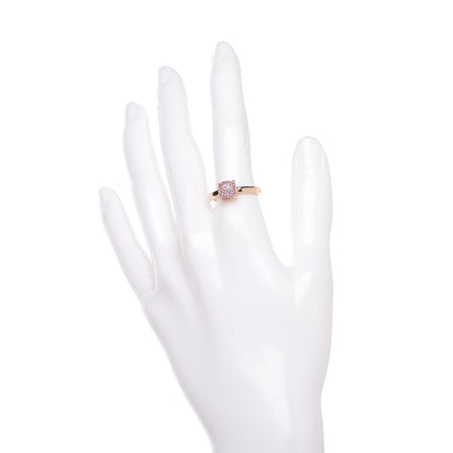 Tiffany 18K Rose Gold Pink Sapphire 7mm Paloma Picasso Sugar Stacks Ring 54 7 2 of 6